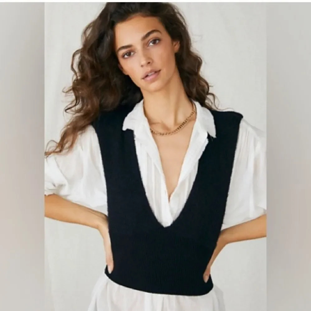 NEW free people she cute crop top
